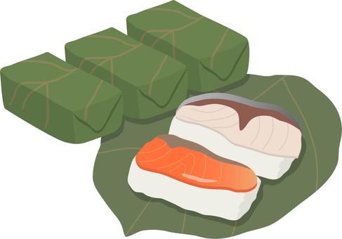 柿の葉寿司 詰合せ5個入