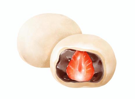 季節限定商品 いちご大福